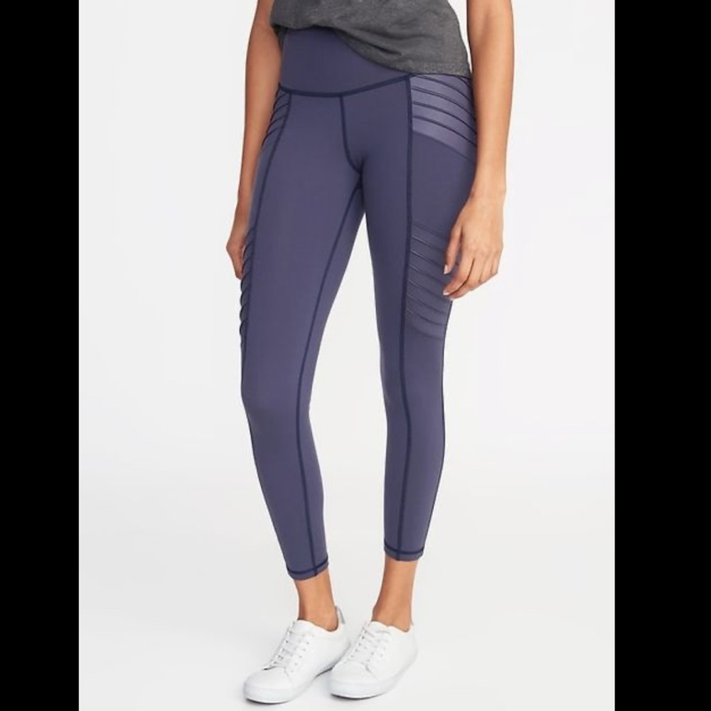 Old Navy High Waisted Moto Leggings 7/8 Length